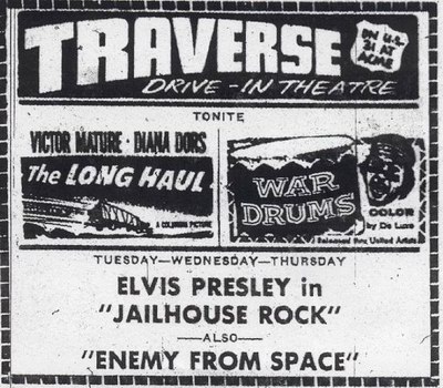 Traverse Drive-In Theatre - Old Ad